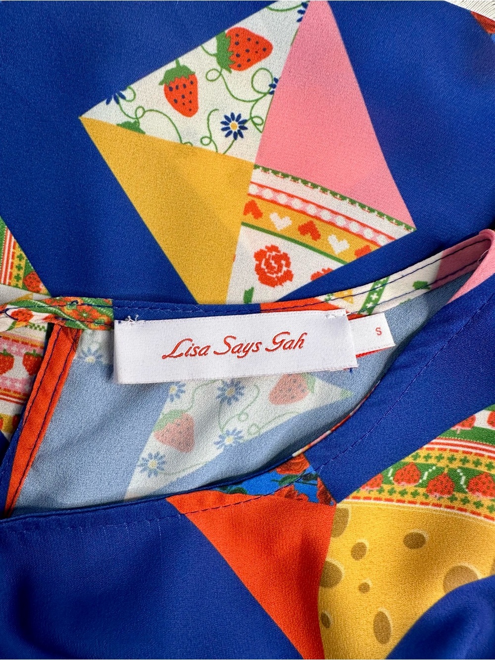 Lisa Says Gah Maxine Midi Dress Alpine Quilt - Picture 4 of 12